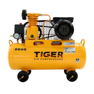 ปั๊มลม ปั๊มลมสายพาน TIGER TGA1-36M 1/4HP 36 ลิตร เครื่องมือลม เครื่องมือช่าง ฮาร์ดแวร์ TGA1-36M 1/4HP 36L MOTOR AIR COMP