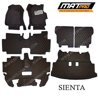 MatPro พรมปูพื้นเข้ารูป 5D 6D Premium Fitted Leather Car Mats สำหรับรถรุ่น TOYOTA SIENTA ปี 2016-2020