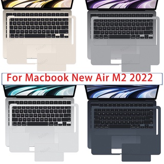 ฝาครอบที่พักฝ่ามือ และทัชแพด พร้อมสติกเกอร์ป้องกันรอย สําหรับ MacBook 2023 Air 15 A2941 Air 13.6 นิ้ว M2 2022 A2681