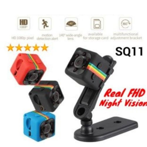 Ir Night Vision Mini Car DVR กล้อง Spy ซ่อน Cam SQ11 12MP จริง 1080P