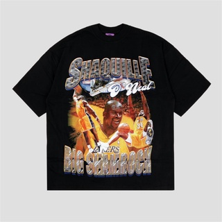 เสื้อยืด ขนาดใหญ่ พิมพ์ลาย Shaquille Oneal