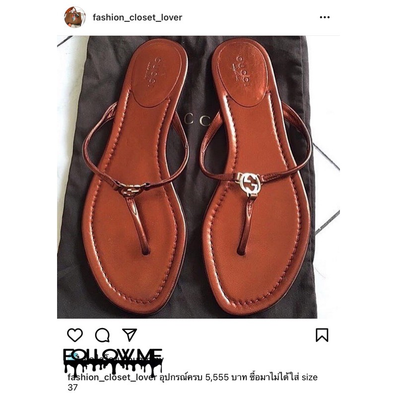 Unused Gucci Sandle Size37