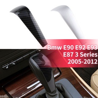 ฝาครอบหัวเกียร์รถยนต์ คาร์บอนไฟเบอร์ Abs สําหรับ Bmw E90 E92 E93 E87 3 Series 2005-2012