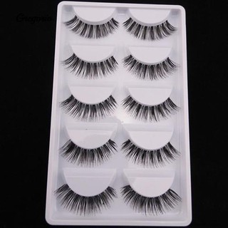 5 คู่ธรรมชาติขยายส่วนขยาย Manmade Sparse Lash