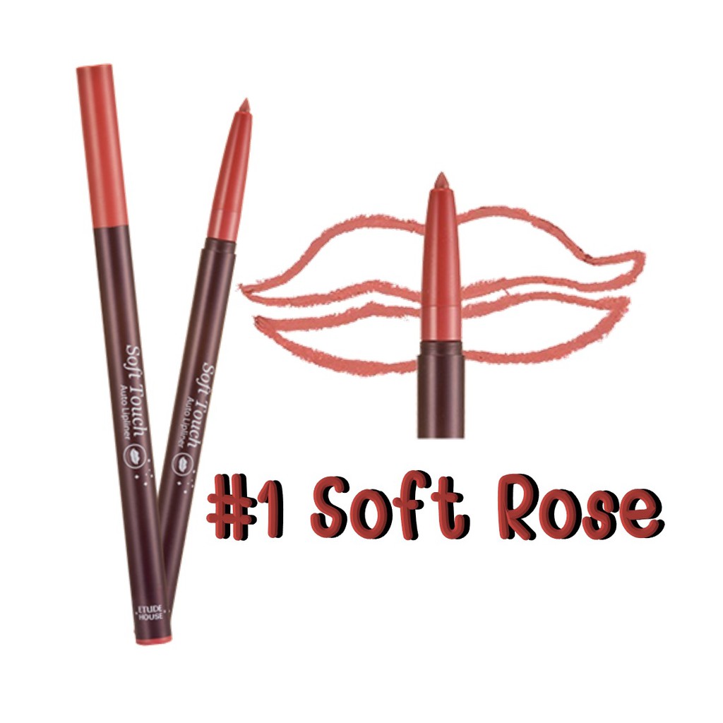 Etude House Soft Touch Auto Lip Liner 0.2 g ดินสอเขียนขอบปากแบบหมุนที่