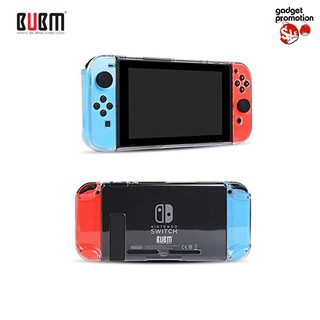 BUBM SJK เคสใสกันกระเเทกเเบบเเยกส่วนสำหรับ Nintendo Switch (Clear)