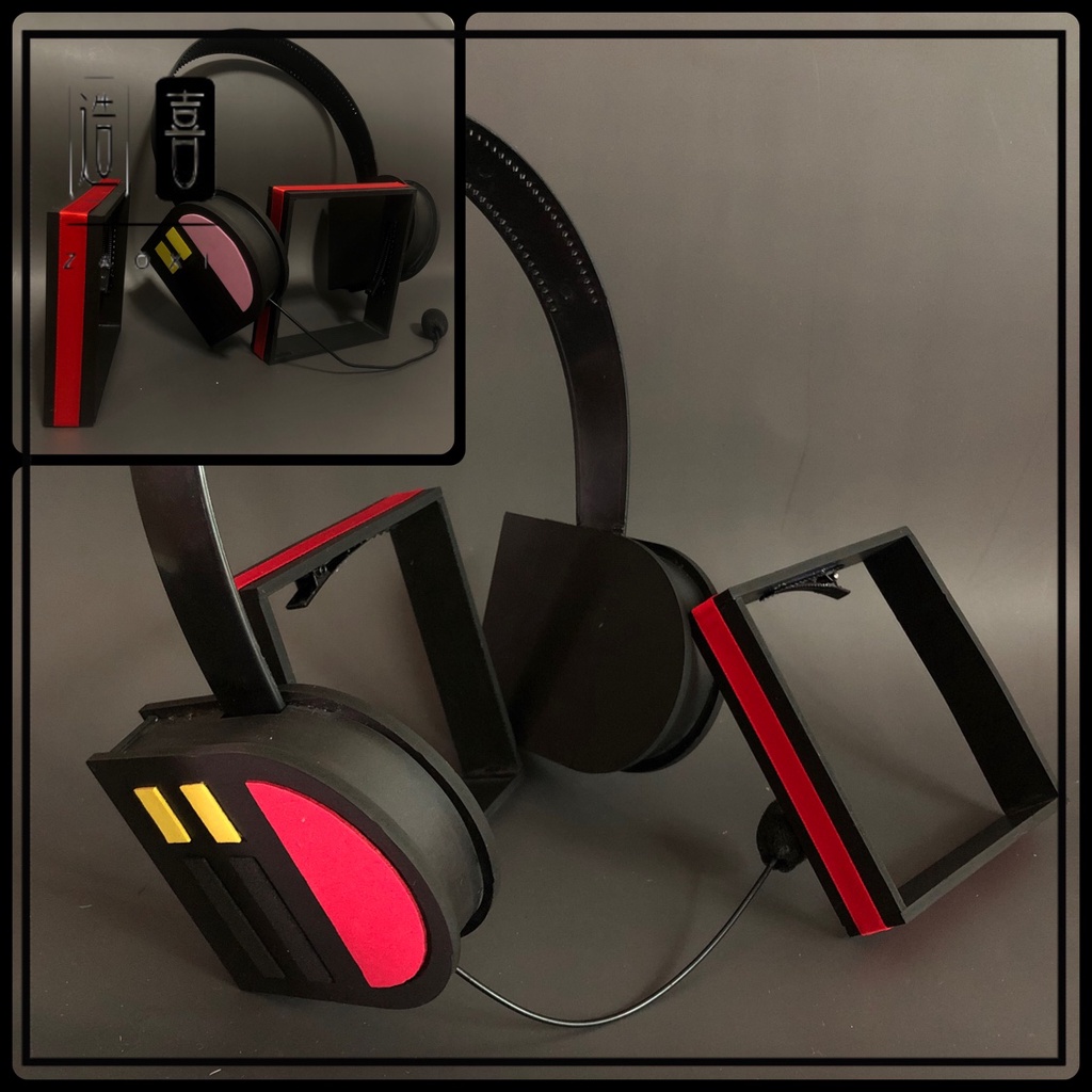 [Manmei] Hatsune cos Props Hatsune Family v Hatsune miku miku ชุดหูฟัง + ที่คาดผมทั้งชุด พร้อมส่ง