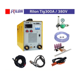 RILON TIG300A  เครื่องเชื่อมอาร์กอนและเชื่อมไฟฟ้า (2 ระบบ) พร้อมอุปกรณ์