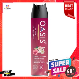 สเปรย์ปรับอากาศ OASIS 320ml SWEET FLORAL &amp; PINK ROSEAIR FRESHENER SPRAY OASIS 320ml SWEET FLORAL &amp; PINK ROSE