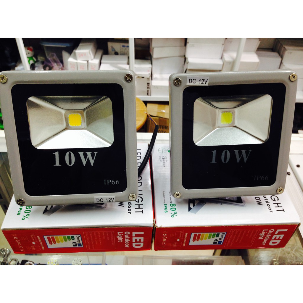 LED 12v 10w-250w DC AC ไฟสปอร์ตไลท์ กันน้ำ ใช้ภายนอกอาคาร (คละแบบ) - รูปที่ 5