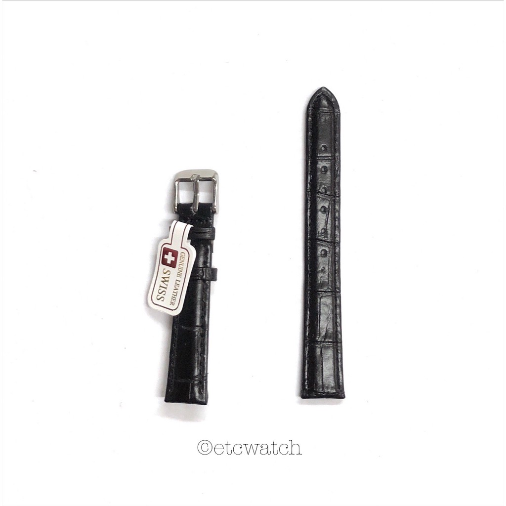 พร้อมส่ง> สายนาฬิกาหนัง PU 14 มม.