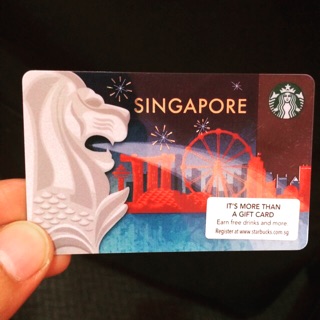 STARBUCKS : การ์ดสิงค์โปร จากร้าน Starbucks Singapore