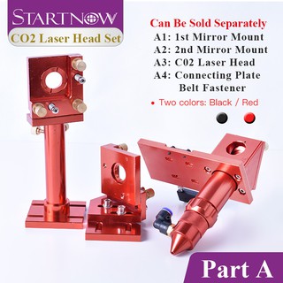 Startnow ชุดหัวเลเซอร์ CO2 เมาท์เลนส์โฟกัสกระจก สําหรับเครื่องตัดเลเซอร์