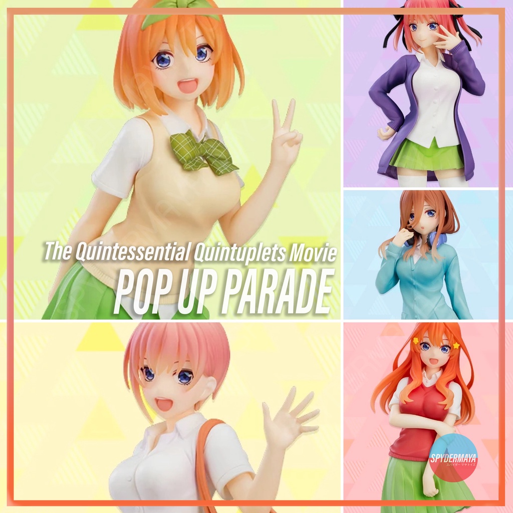 [พร้อมส่ง] POP UP PARADE  The Quintessential Quintuplets  Ichika, Nino, Miku, Yotsuba, Itsuki Nakano