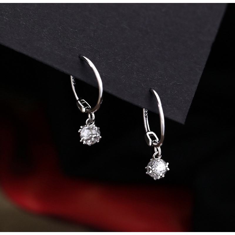 Teeya.shop_TH 🇹🇭 / S925 ต่างหูห่วงเงิน สวยหรู ปนน่ารัก เหมาะสำหรับคนแพ้ง่าย - รูปที่ 6