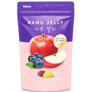 เจลลี่เจลาติน รสแอปเปิ้ล บลูเบอร์รี่ Numu Jelly Apple Blueberry 48g.