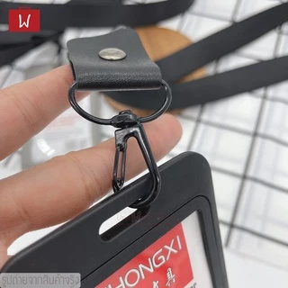 Oneworkstory ที่ใส่บัตรพนักงาน สายคล้อง 2.5cm. มีขายคู่กรอบบัตร สายคล้องพวงกุญแจ สายห้อยบัตร คล้องกระเป๋า id card holder