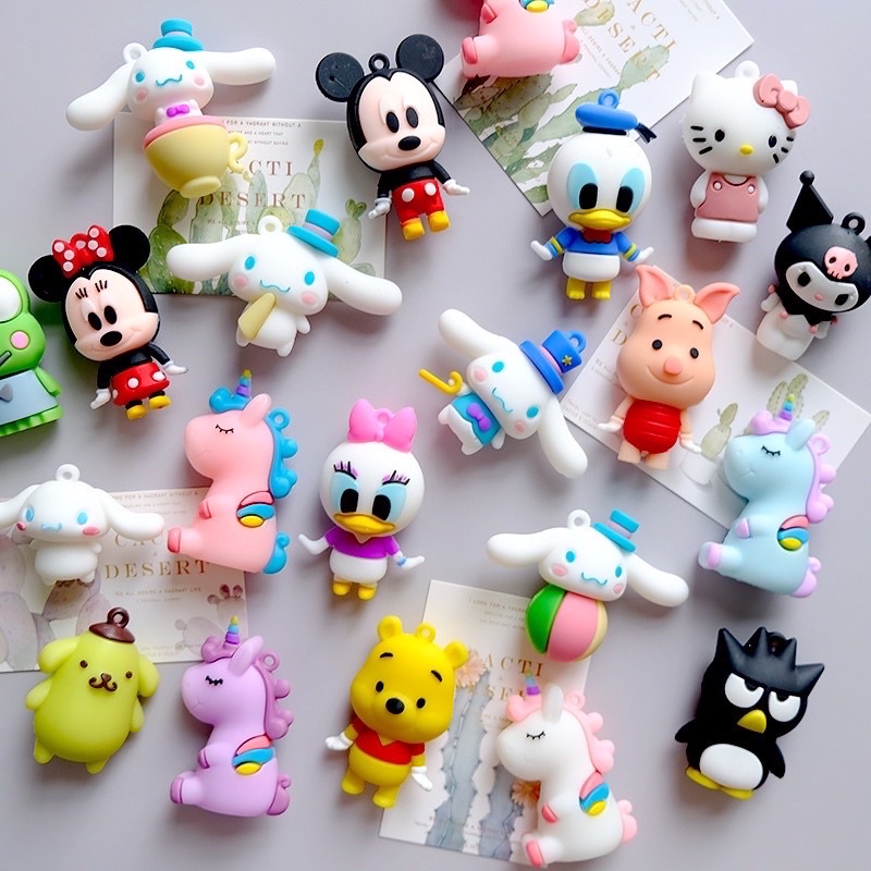 💦พร้อมส่ง💦จิ๊บบิทตัวติดรองเท้า Jibbitz shoes Charm 3D 🌈ลายการ์ตูนน่ารัก ตัวติดรองเท้ามีรูทุกชนิด