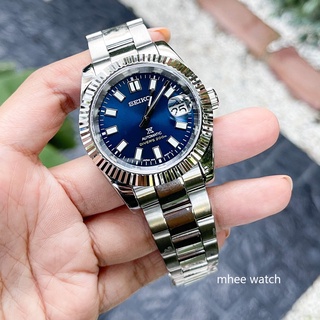 Seiko Mod Blue Dial Datejust Jubilee 39mm