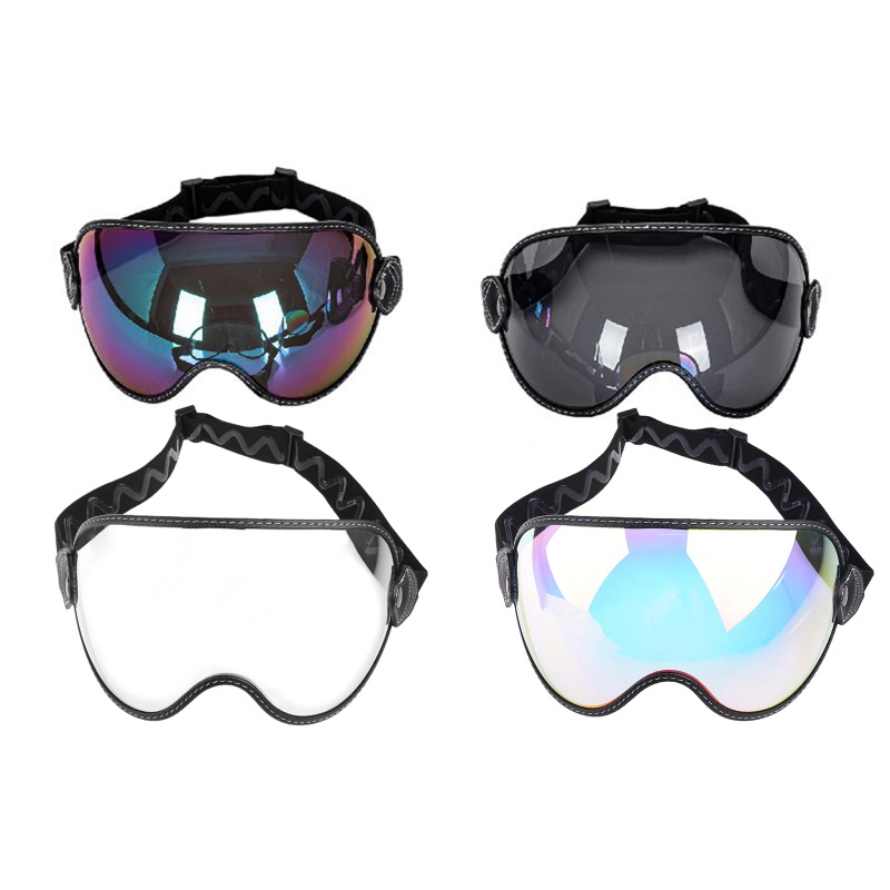 รถจักรยานยนต์หมวกกันน็อกMotorcycle Helmet Sun Visor Goggles UV Protection Shield Lens for