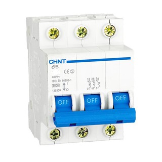 EB Series (Curve C) เซอร์กิตเบรกเกอร์ / ลูกย่อย 3P 4P MCB Miniature Circuit Breaker "CHINT"