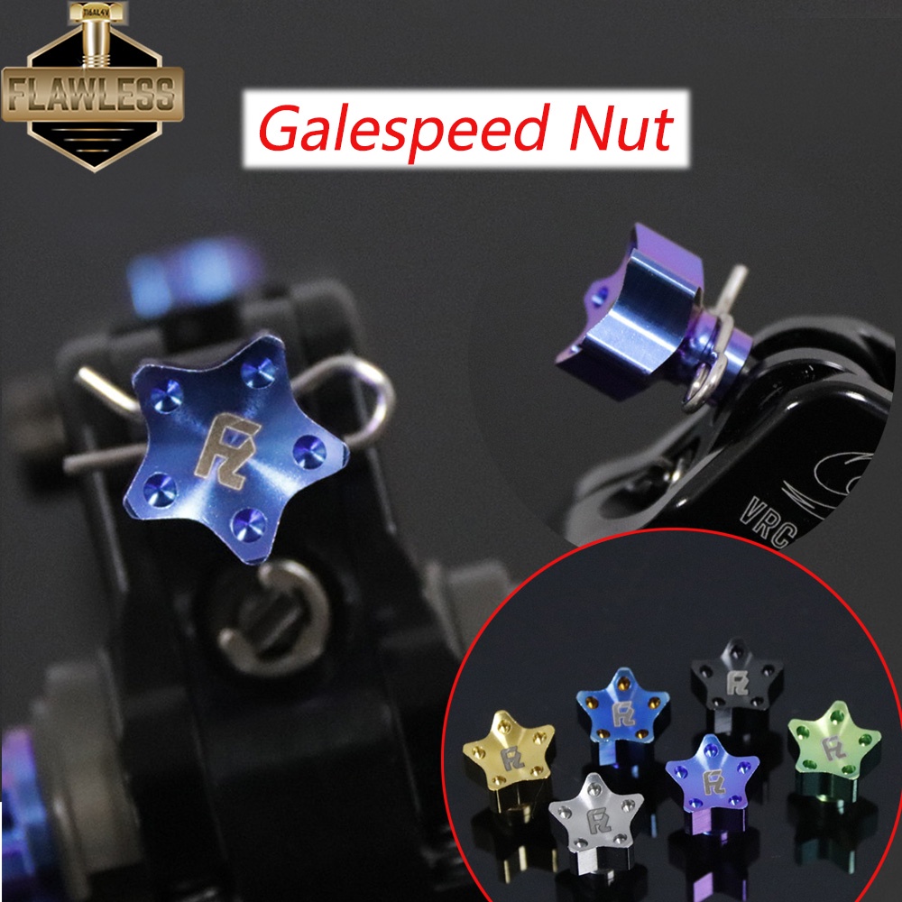 Flawlessti Galespeed VRE VRC คลัทช์เบรคคันโยกปรับ Gr5 Titanium Nut