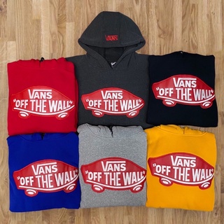 เสื้อกันหนาว เสื้อฮูด VANS เสื้อฮู้ดดี้ แขนยาว ป้ายสีแดง มีหลายสี freesize