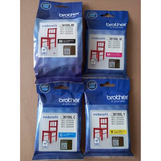 Brother LC3619XL BK C M Y หมึกแท้ Original ครบ4สี 1ชุด แท้ศูนย์ ของใหม่ คุณภาพ 100%