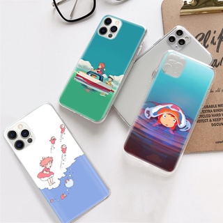 เคสโทรศัพท์มือถือแบบนิ่ม ใส ลาย Ponyo on the Cliff DV-171 สําหรับ VIVO Y22s Y35 Y16 Y02 Y02S Y01 Y31 Y51