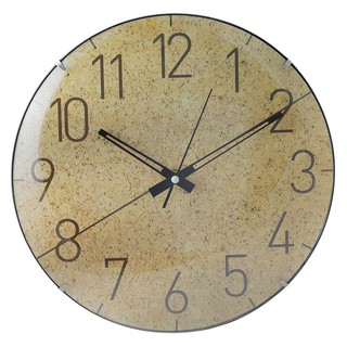 clock WALL CLOCK HOME LIVING STYLE BLOOM 12" LIGHT BROWN Home decoration Home &amp; Furniture นาฬิกา นาฬิกาแขวน HOME LIVING