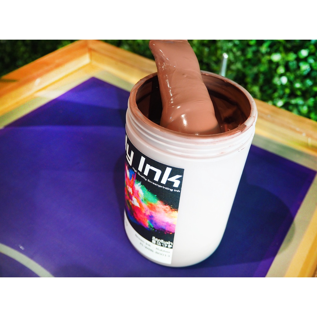 สียางสกรีนผ้าโพลีอิงค์ (1กก.) สียางสำเร็จรูป สีลอยยาง สีน้ำ สีสกรีน สีพิมพ์ผ้าเชื้อน้ำ สีพิมพ์กระเป๋าสปันบอนด์ พิมพ์ผ้า