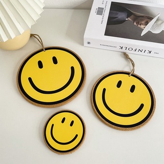 พร้อมส่ง!!  ที่รองแก้ว Smiley ◡̈ ◡̈ ◡̈ ที่รองแก้ว รองหม้อ รองสารพัด จะเป็นพร็อพหรือของตกแต่งห้องก็ได้จ้า