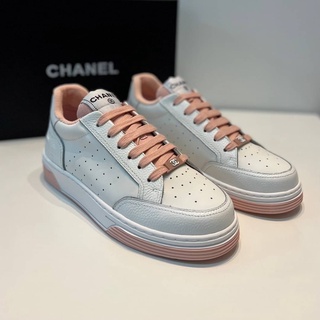 CHANEL SNEAKER  2022 COLLECTION 💛มาเเล้วเป็นอีกรุ่นที่มาเเรงตลอดกาล ทำจากหนังเเท้100