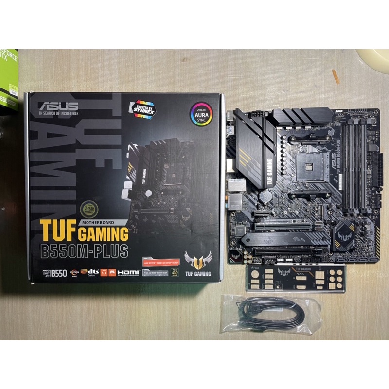 M/B เมนบอร์ด AM4 ASUS TUF gaming B550m-Plus #พร้อมส่ง