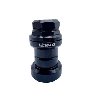 Litepro จักรยานพับ 1-1/8 ชุดหูฟัง 34 มม.แบริ่งปิดผนึกอลูมิเนียมส้อมด้านหน้าในตัวหลอดตรงชามสําหรับ Brompton