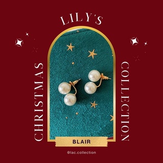 LAC.COLLECTION - Blair ต่างหูมุก 2 ชั้น ถอดแยกได้