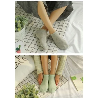 ถุงเท้าข้อสั้น หลากสี 10สีให้เลือก ถุงเท้าแฟชั่น NO.15