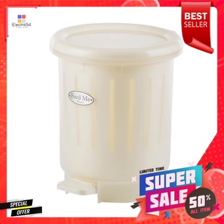 ถังขยะเหยียบกลม PIONEER PN69500014 17 ลิตร สีขาวROUND DUSTBIN PEDAL PIONEER PN69500014 17L WHITE