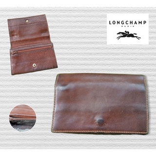 กระเป๋าสตางค์Longchamp งานหนังแท้  (มือสอง)