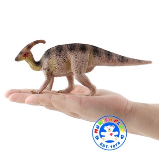 Munich Play - ไดโนเสาร์ Parasaurolophus เทาด่าง ขนาด 19.50 CM (จากหาดใหญ่)