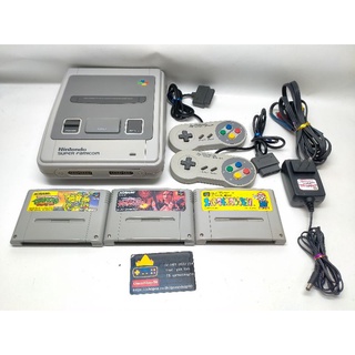 Super Famicom ชุดพร้อมเล่นไฟไทย 3 เกม คอนท่าตายไม่จำกัด มารีโอ้รวม เต่านินจา ตายไม่จำกัด