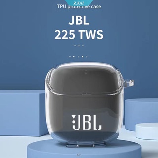 สำหรับ JBL Tune 225 TWS ชุดหูฟังบลูทูธฝาครอบป้องกันโปร่งใสเต็มรูปแบบ T225 ชุดหูฟังกีฬากล่องชาร์จฝาครอบป้องกันdurable【ZK】