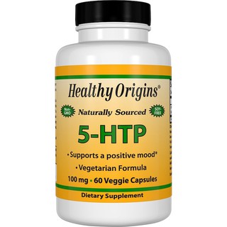 Healthy Origins, 5-HTP, 100 mg, 60 Veggie Caps