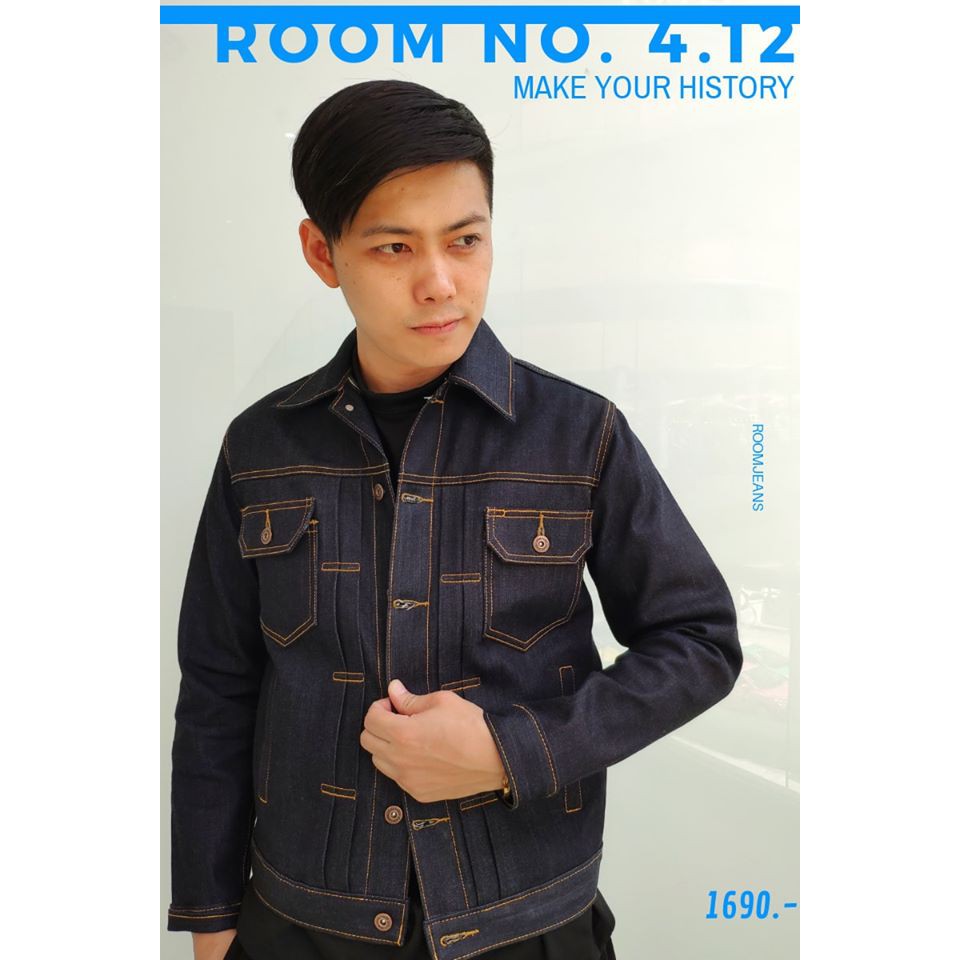 Room Jeans - เสื้อแจ็คเก็ตยีนส์ ผู้ชาย รุ่น JACKET Room No. 4
