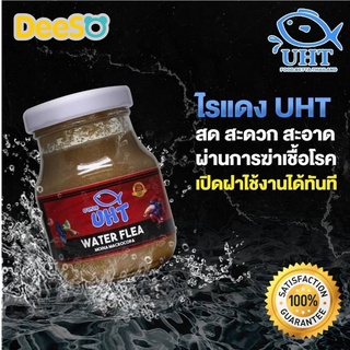 Socozyhome Betta Fish Food ไรแดง UHT (Water Fleas - Moina Macrocopa) สด สะดวก สะอาด ผ่านการฆ่าเชื้อโรค เปิดฝาใช้งานได้ทั