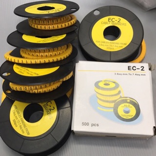 Cable Markers EC-2 เคเบิ้ลมาร์คเกอร์ มี No.0-9