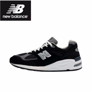 100% authentic New Balance 990 v2  Heritaga black sports shoes male