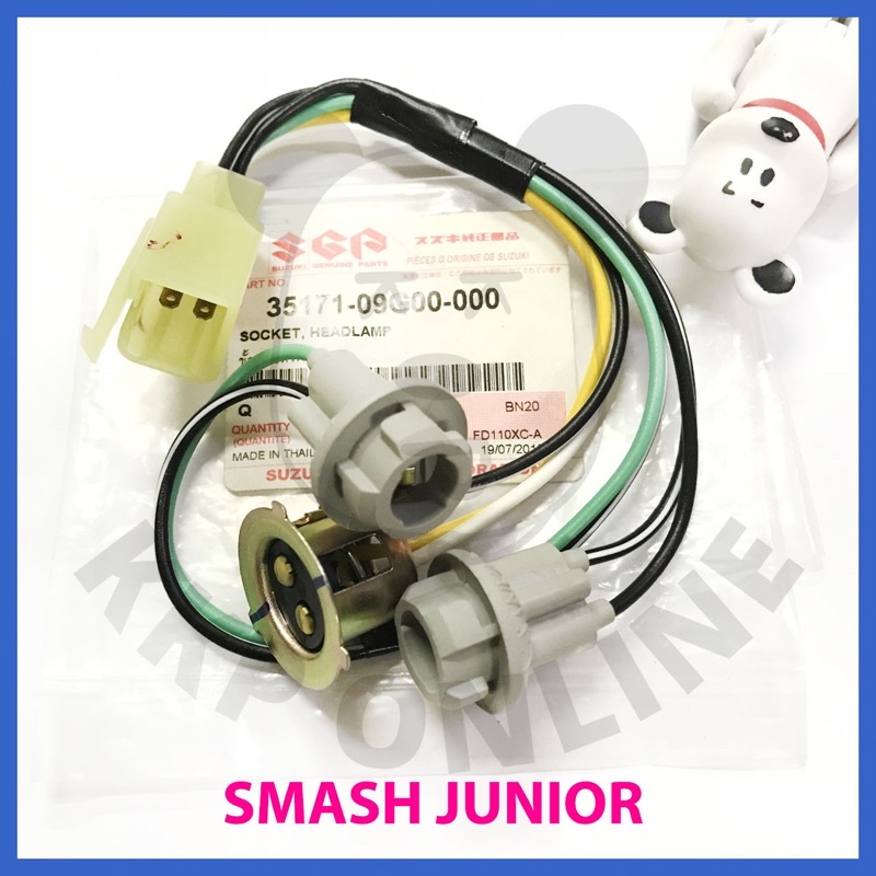 [SUแท้‼️] ขั้วหลอดไฟหน้า Smash Junior/Smash D Suzukiแท้!!!