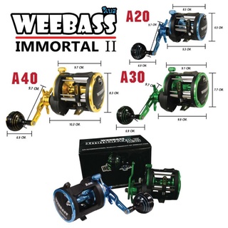 WEEBASS รอก - รุ่น IMMORTAL II รอกทรอลิ่ง รอกตกปลาหน้าดิน รอกวีเบส