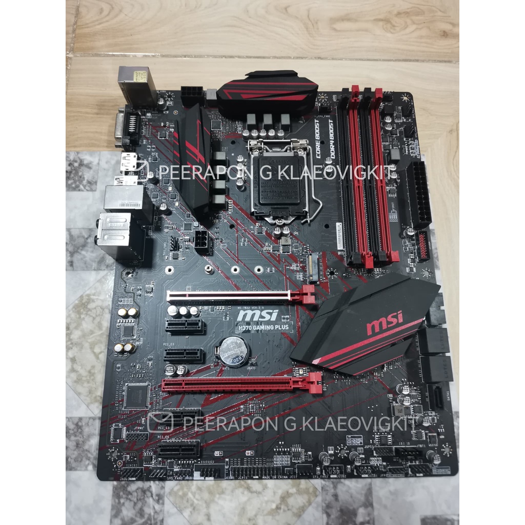 เมนบอด Intel 1151v2 Gen8-9 MSI H370 GAMING PLUS